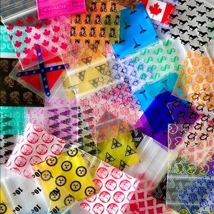 Apple Brand 200 Baggies 125125 Black White Designs